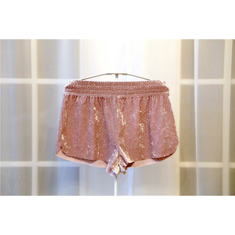 NWT Forever 21 Size S Blush Velvet Shorts